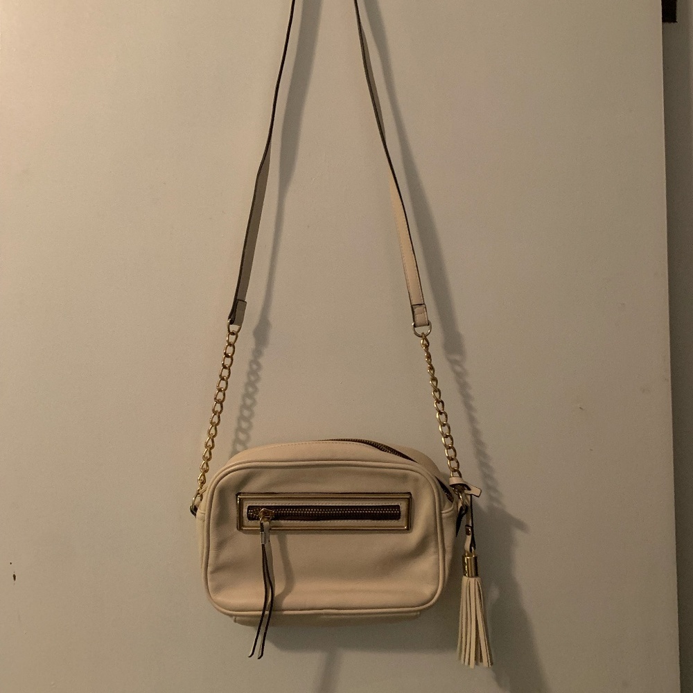 Cream Crossbody Purse